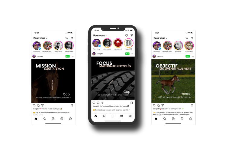 Instagram projet équitation